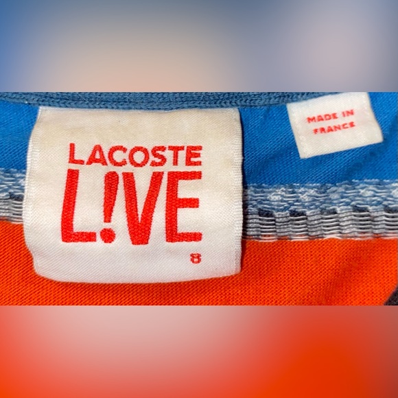 Lacoste Live Mens Polo T Shirt Size 8 - Picture 3 of 3